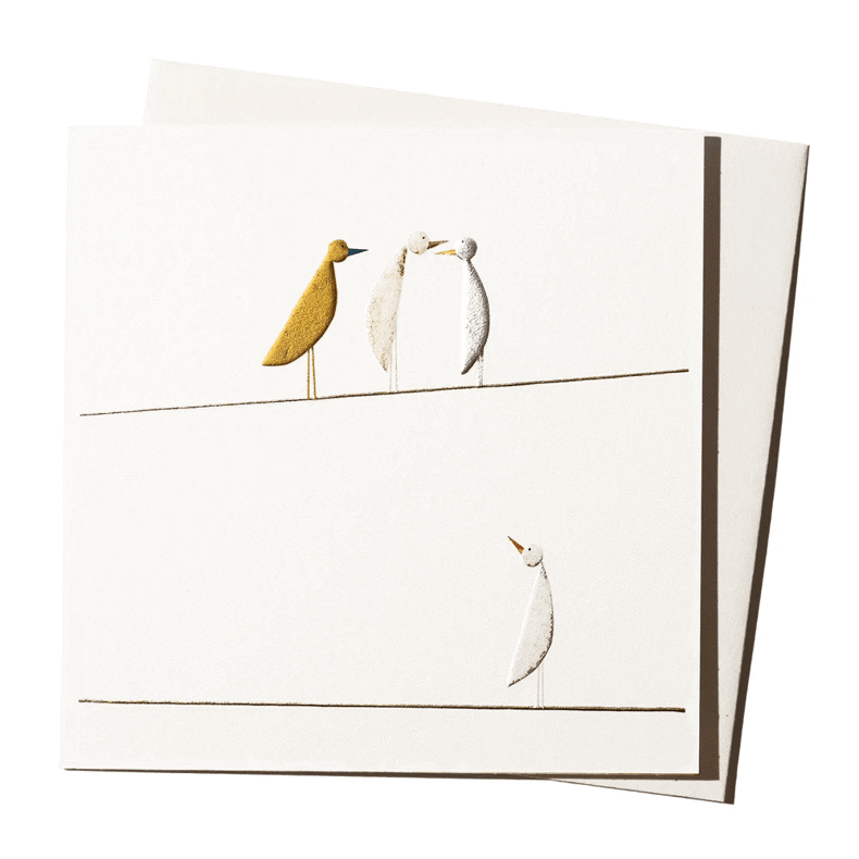 USTUDIO Birds On A Wire Card